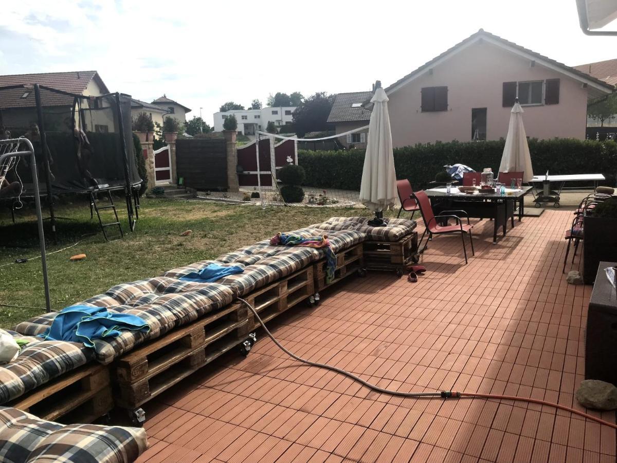 Ravissant Studio Neuf, Entierement Equipe, Fonctionnel De 40 M2 Avec Entree Independante Dans La Campagne Campagnes Massonnens Exteriör bild